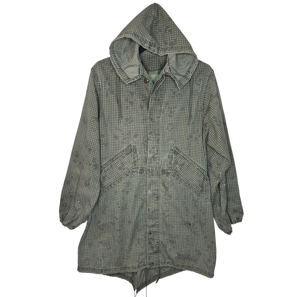 Vintage 1982 US Military Desert Night Camo Hooded Parka Vanderbilt Mens M 24x42